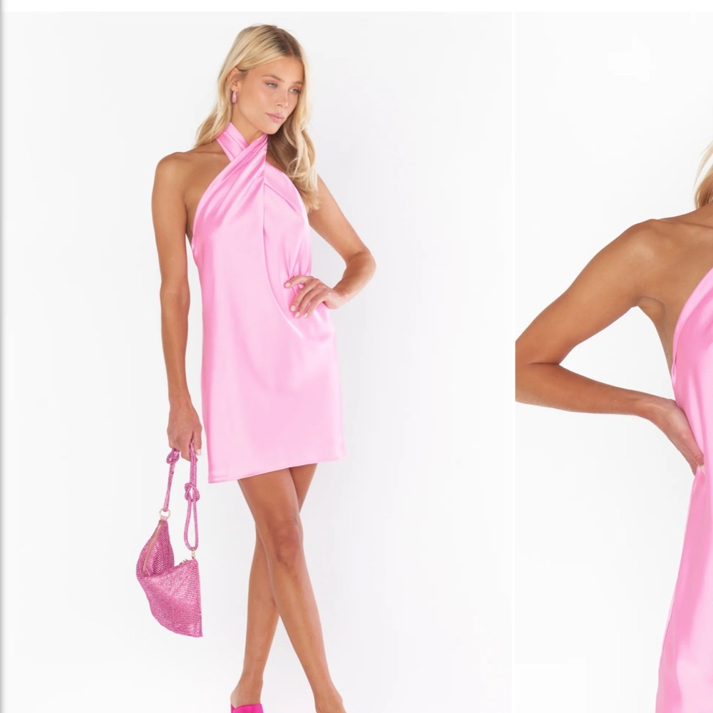 Show Me Your Mimi Jasmine Halter Mini Dress